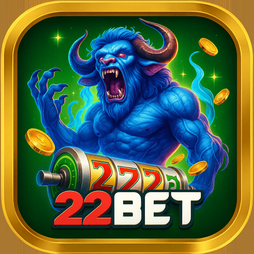 Imagem promocional da 22BET mostrando a plataforma e suas vantagens